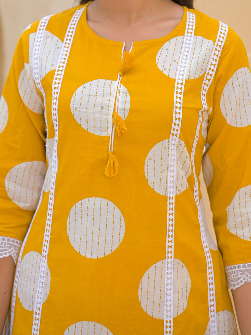 Sunshine Yellow Printed Kurta Set with Dupatta
