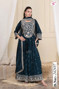 BLUE MIDNIGHT GOWN SET